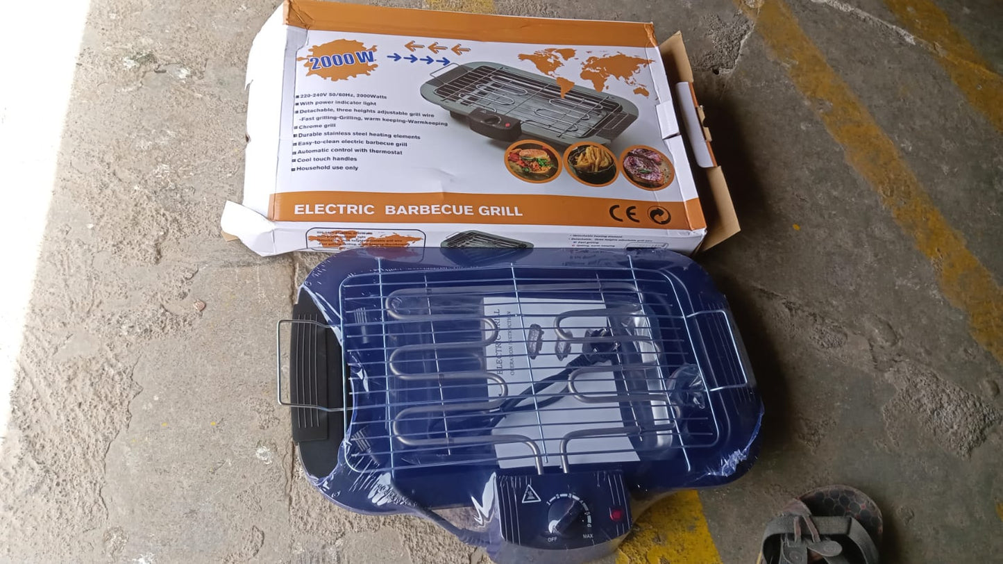 Electric Barbecue Grill 2000W - alternative angle