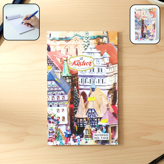 Premium Pocket Notebook – 80-Page Writing Notepad (165 × 105 mm, 1 Pc)