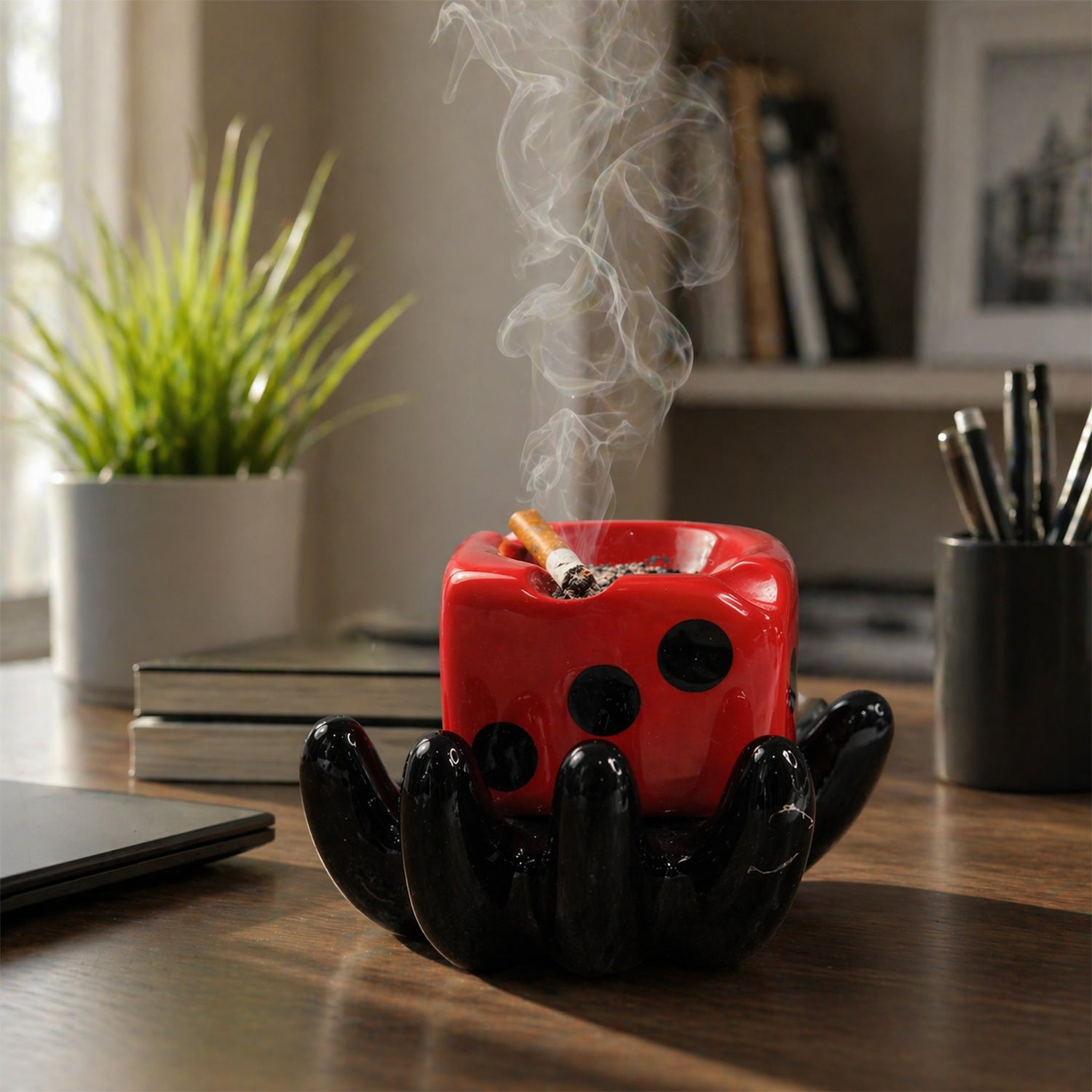 heavy duty ceramic ashtray stylish design bowl