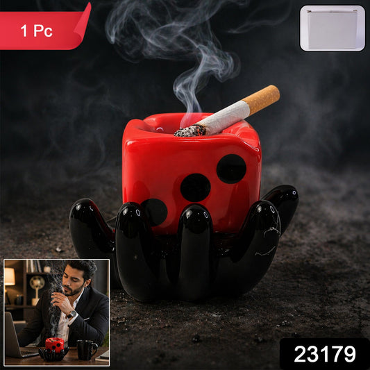 luxury dice inspired ceramic ashtray smoking tray