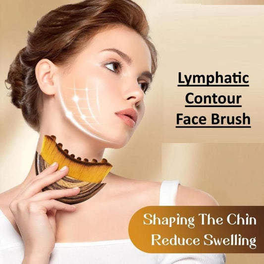 Lymphatic Contour Face Brush – 2-in-1 Facial Massager