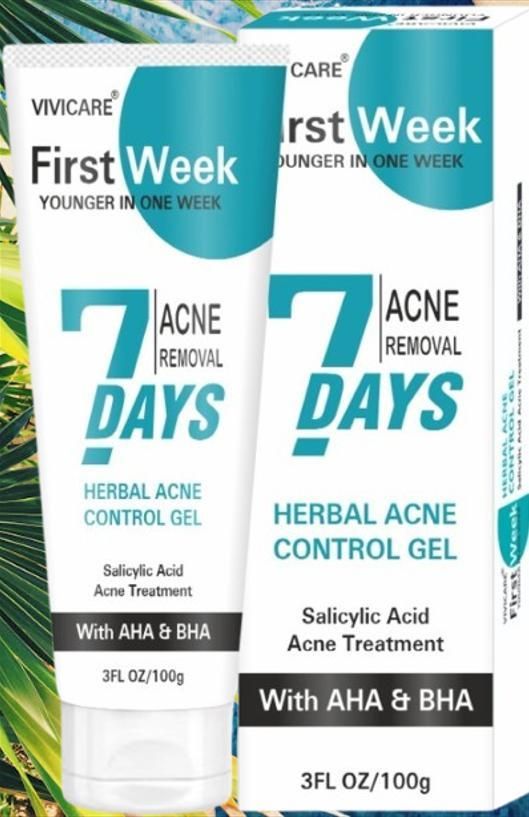 7 Days Acne Removal Gel with Salicylic Acid (100g)