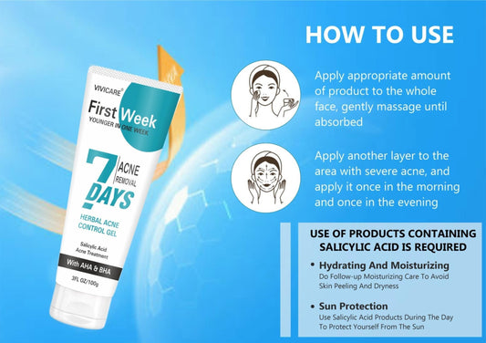 7 Days Acne Removal Gel with Salicylic Acid (100g)