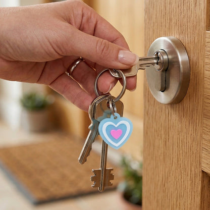 heart keychain accessories pack