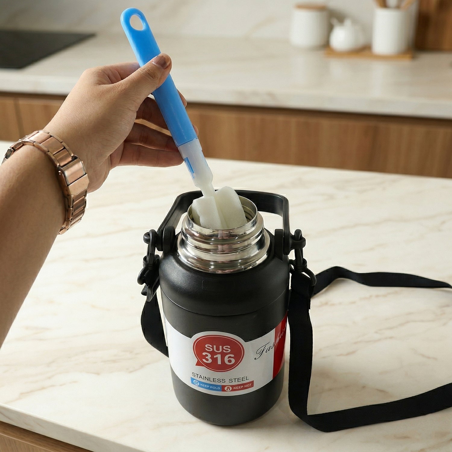 vacuum steel drink bottle